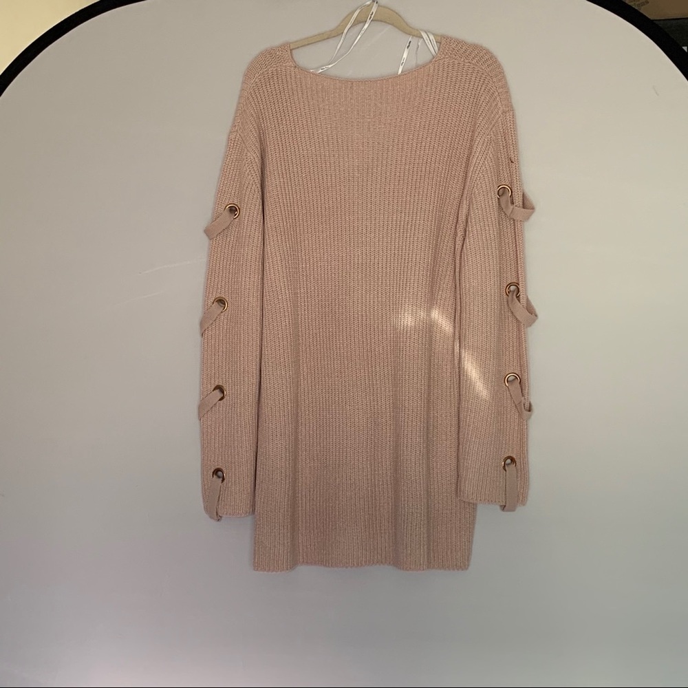 City Chic Jumper Eyelet Sweater Size L